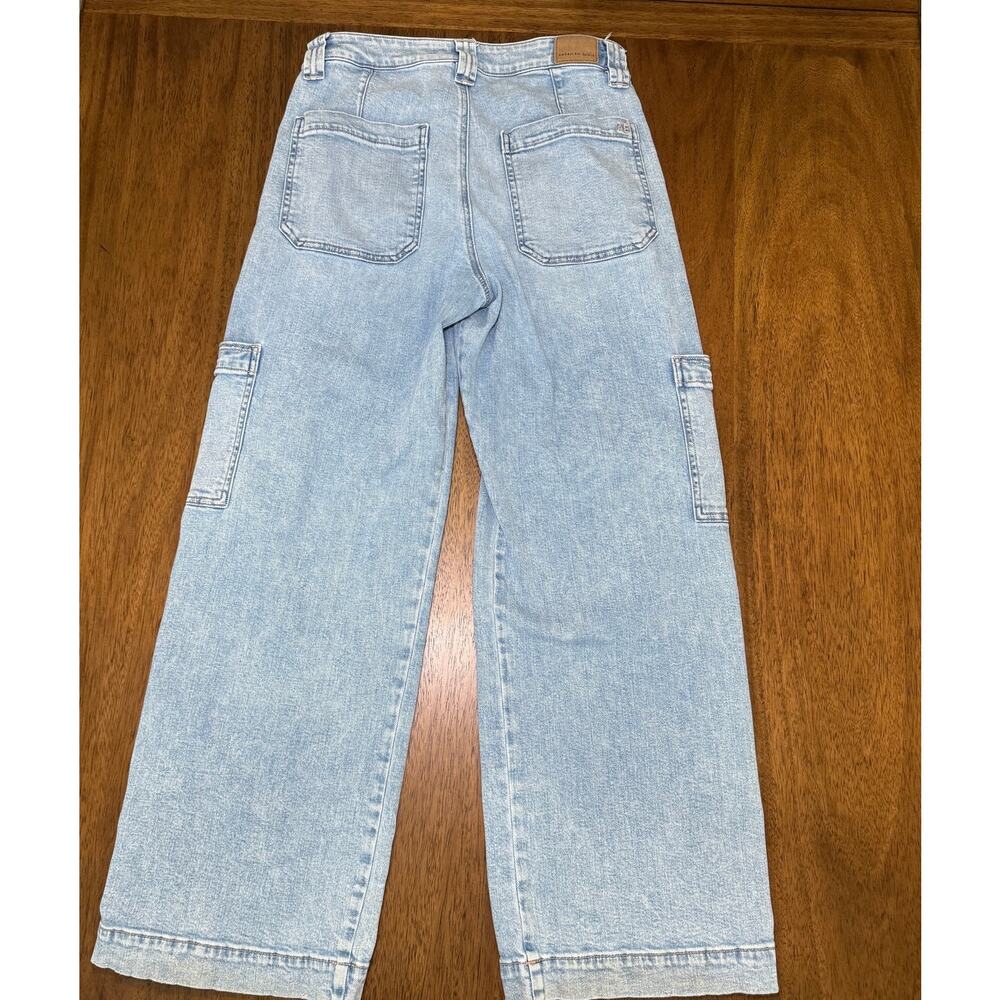 American Eagle Super High-Rise Baggy Wide-Leg Cargo Jeans – Women’s Size 6 - Picture 2 of 11
